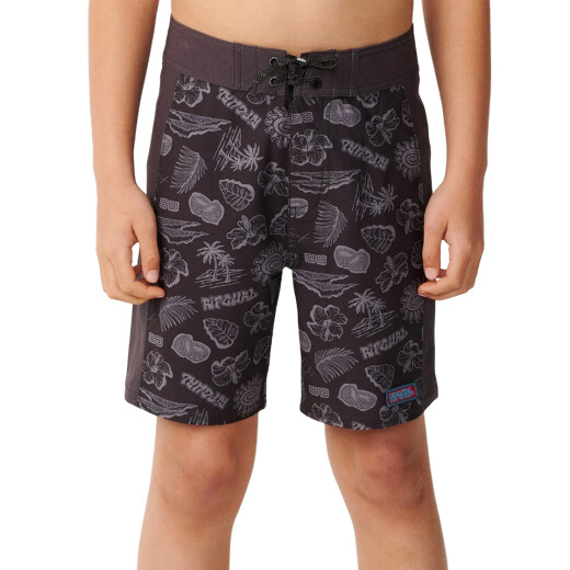Boardshort Rip Curl Surf Shack Elasto Niño - Negro Boardshort Rip Curl Surf Shack Elasto Niño - Negro