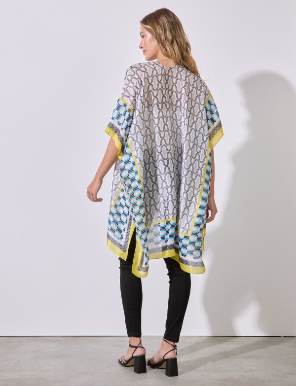 Kimono Printed MULTI/AMARILLO