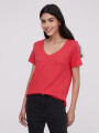 Remera Blumi Rojo Coral