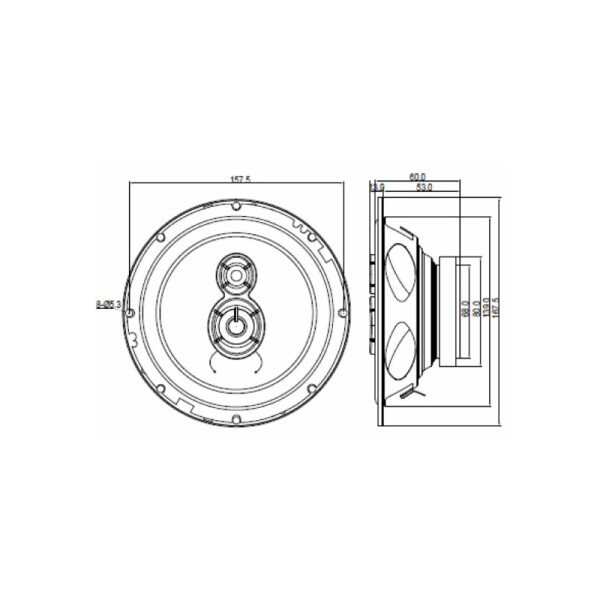 Parlantes Blaupunkt 6" 250w 3 Vías Parlantes Blaupunkt 6" 250w 3 Vías