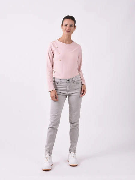 REMERA MAHALO ROSA CLARO