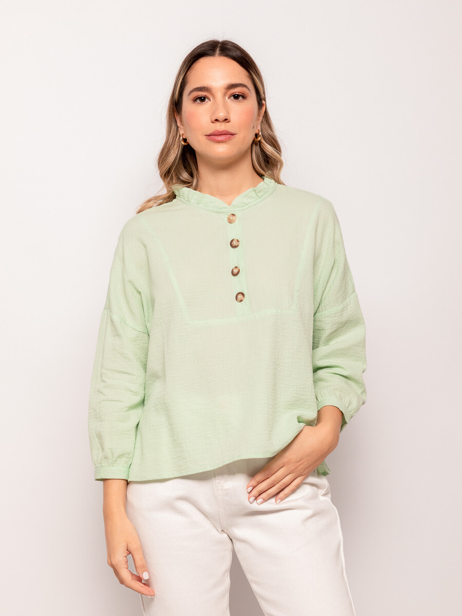 BLUSA PHOENIX - Verde Pastel 