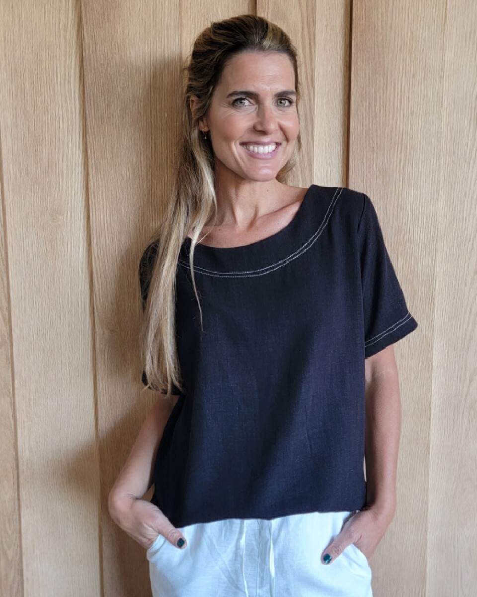 Remera Palma - Negro 