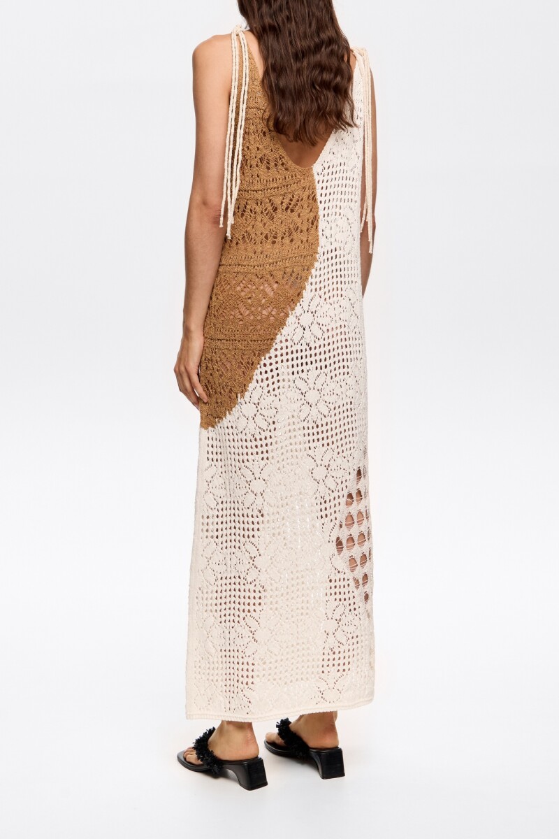 VESTIDO TEJIDO Blanco