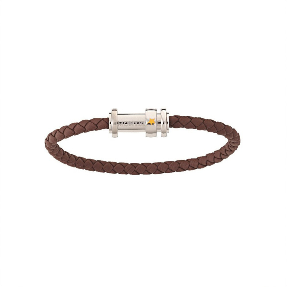Montblanc 12378963 Le Petit Prince - Pulsera De Piel De Color Marrón Montblanc 12378963 Le Petit Prince - Pulsera De Piel De Color Marrón