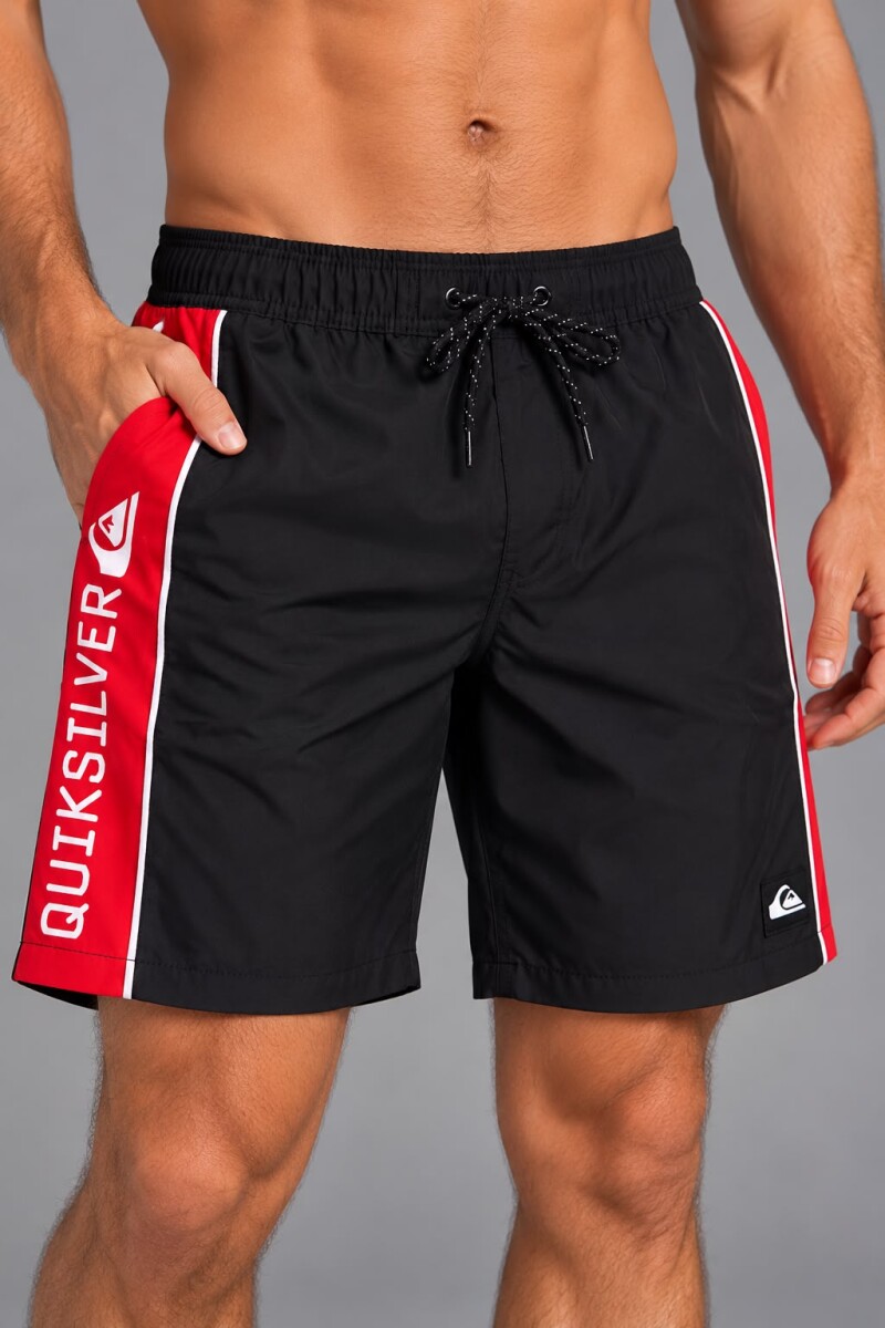 SHORT QUIKSILVER 80550 BAÑO - NEGRO 