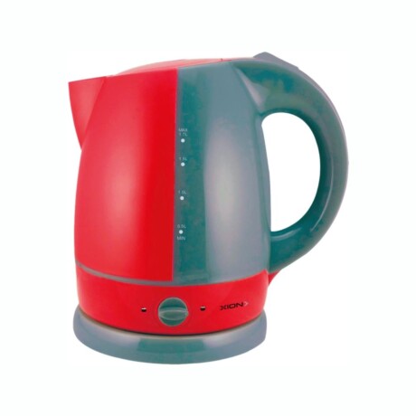 XION JARRA ELECTRICA 1.7 LTS. FUNCIÓN MATE XI-GL23 Jarra Eléctrica XION XI-GL23 2200W Selector de Temperatura 1.7Lt Roja