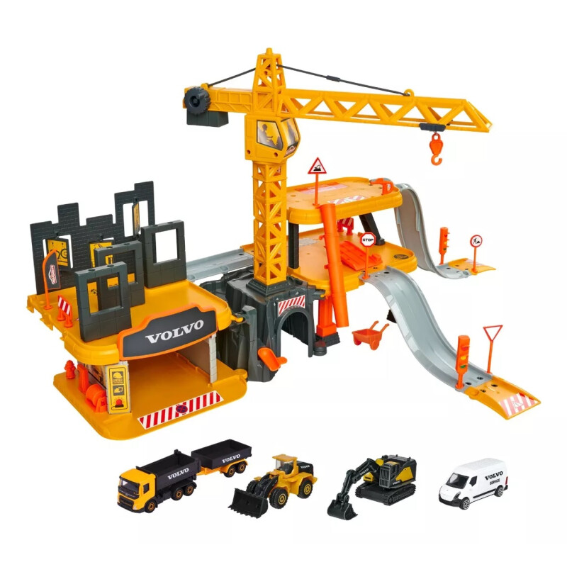 Set De Construcción Con 5 Vehículos Volvo Set De Construcción Con 5 Vehículos Volvo
