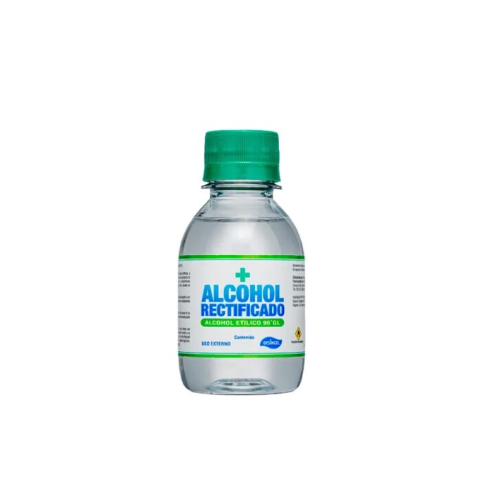 ALCOHOL RECTIF. (DESINGEL) FR. X 120 ML. única