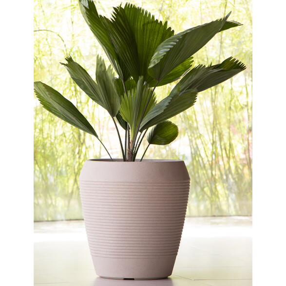 Maceta "EGIPCIO" Ø31 x 29cm. color arena -TRAMONTINA TD0211