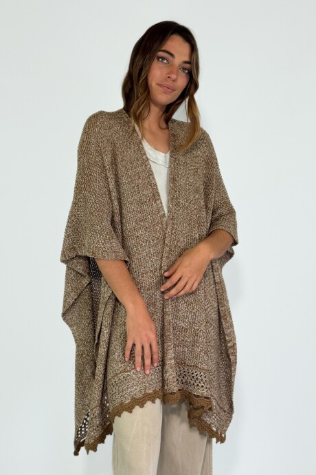 RUANA COSMA Marron