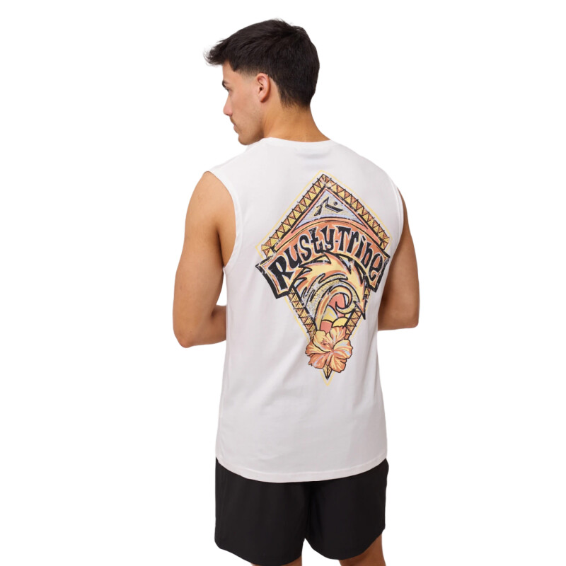 Musculosa Rusty Bigol - Blanco Musculosa Rusty Bigol - Blanco