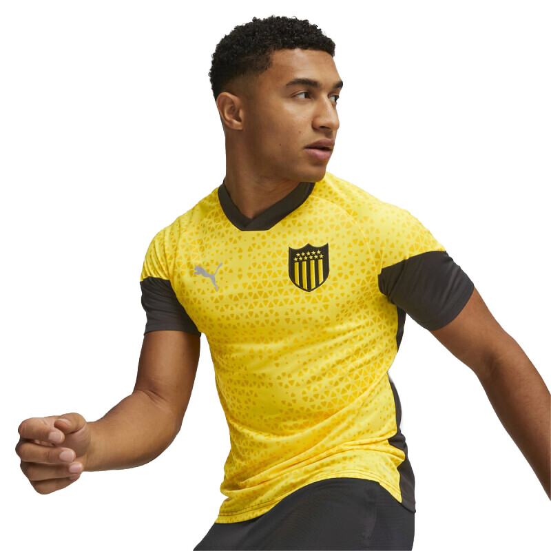 Remera de Hombre Puma Peñarol Train Jersey Amarillo - Negro