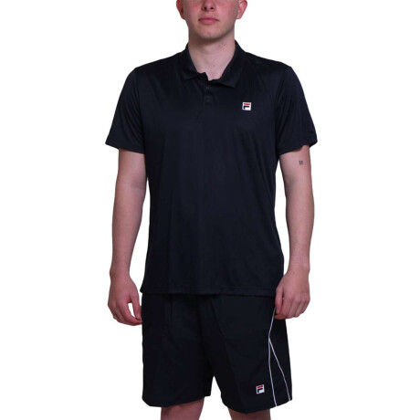 Fila Remera Polo Player F-Box Ii Hombre Negro