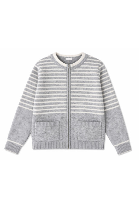 Campera Tejida Ulmus Gris