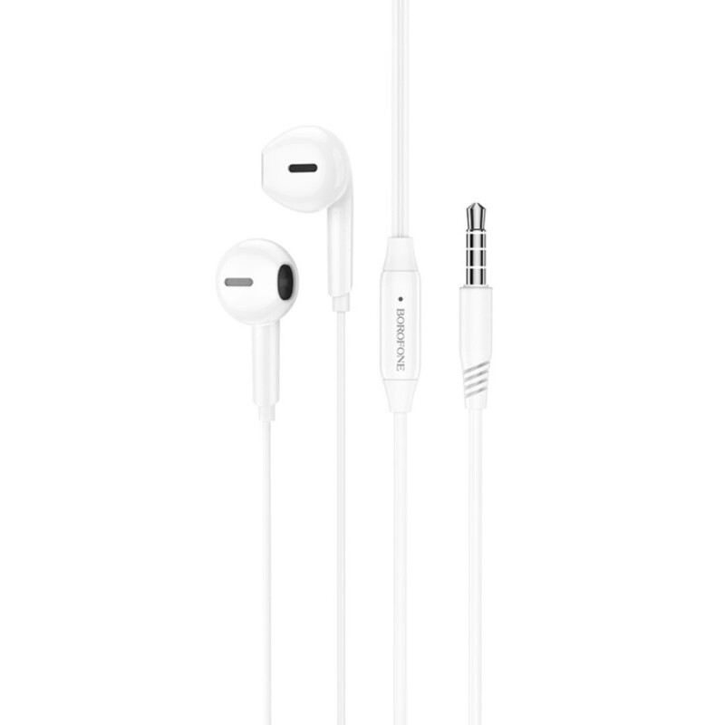 Auriculares Cableado Manos Libres Plug Jack Micrófono Color Blanco