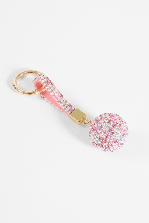 Llavero dije disco rosa