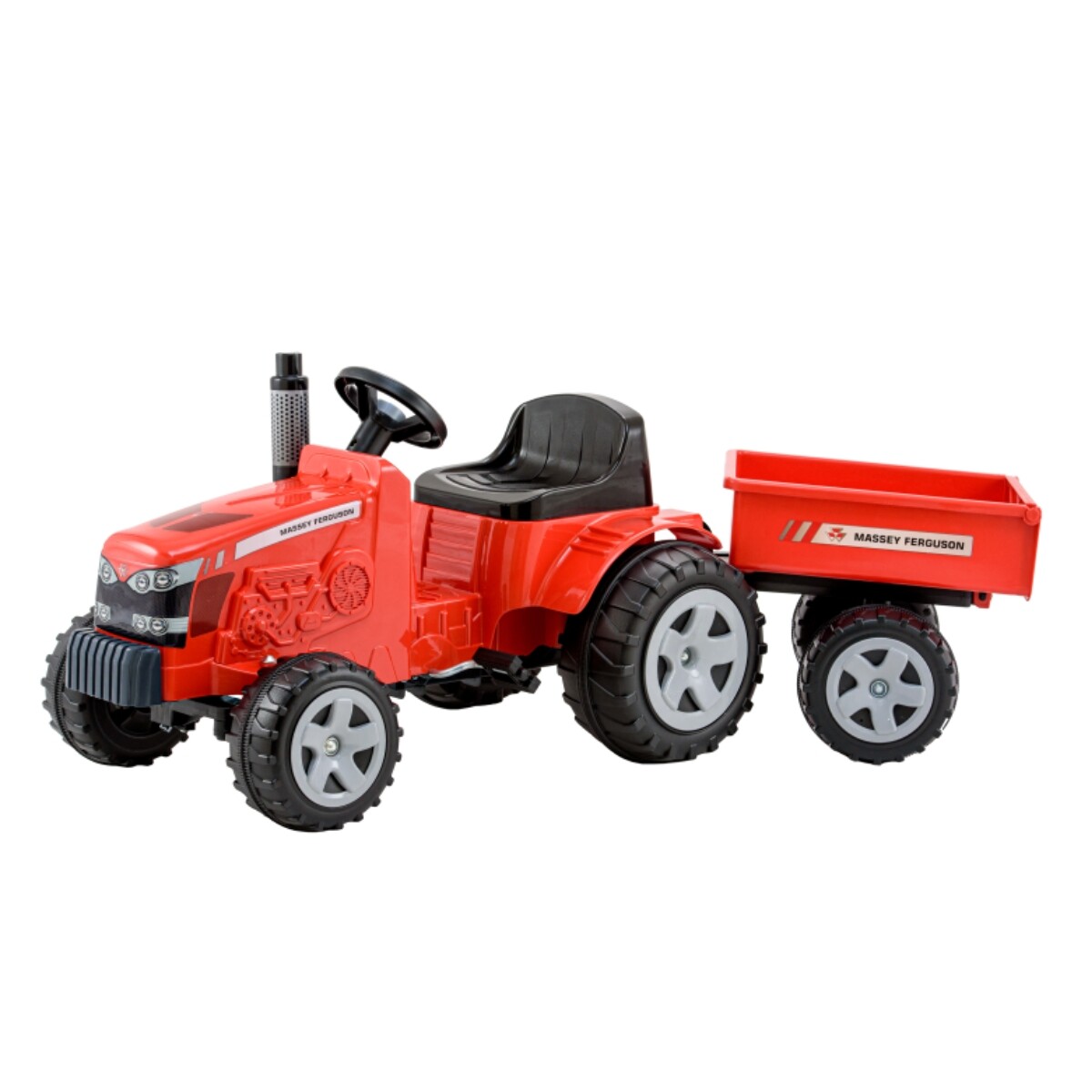 Tractor Infantil Biemme Massey Ferguson Carro y Pedales 