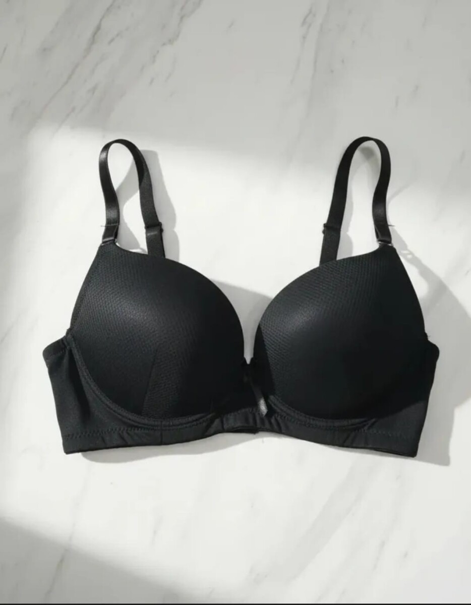 001 Soutien copa y aro - Negro 