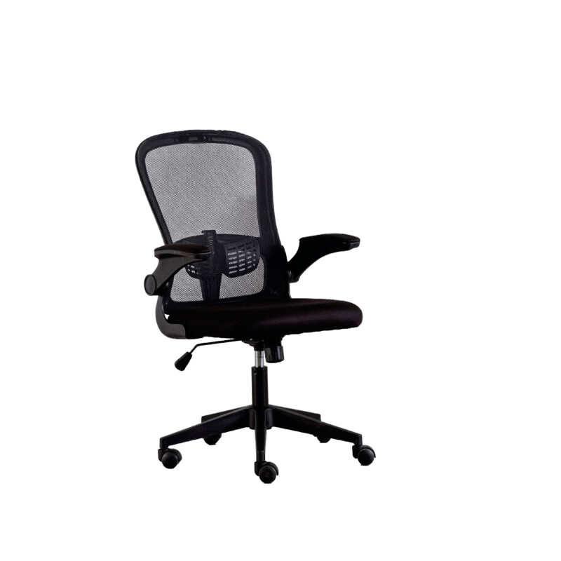 Silla Oficina Weir Ergonómica Giratoria para Escritorio Negro