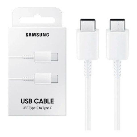 Cable Samsung tipo c a tipo c blanco Cable Samsung tipo c a tipo c blanco