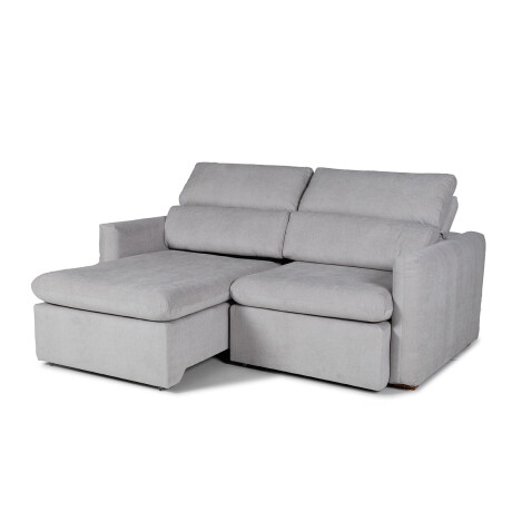Sofá Dublin (Rebatible) - Microfibra - 2 cuerpos 3013 (Gris)