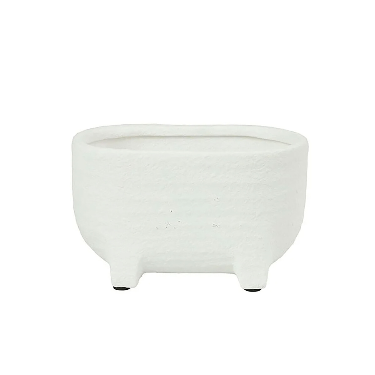 MACETERO - SMALL CERAMICA BLANCO AMARENS 