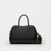 Cartera de mano The Club en cuero graneado Negro