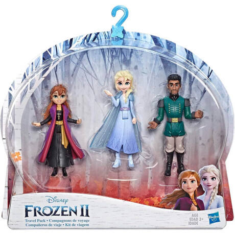 Pack X9 Mini Figuras Personajes Frozen 10cm Hasbro 3