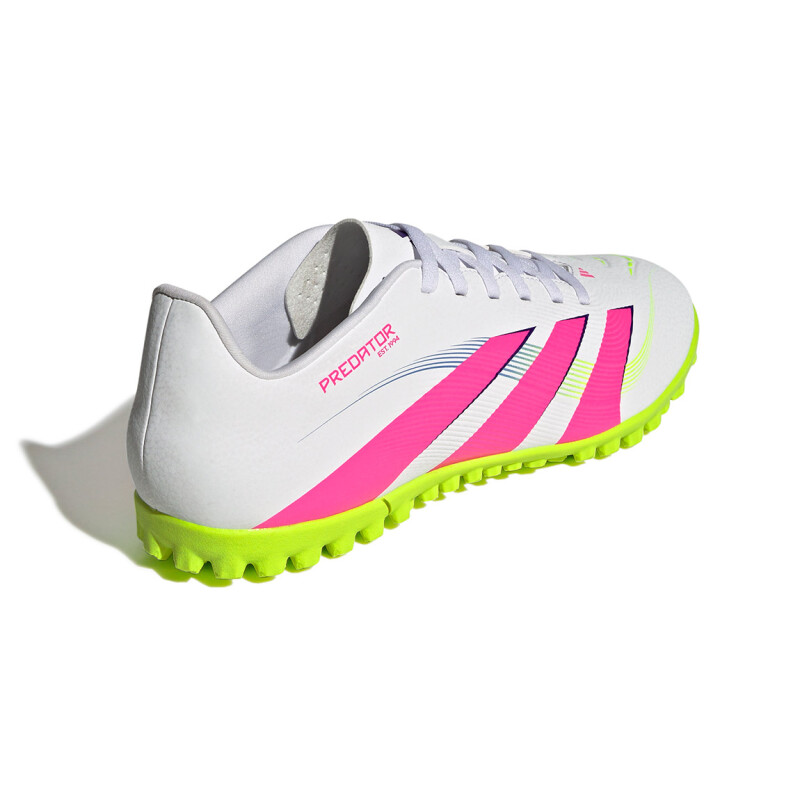 Championes De Fútbol Hombre Adidas Predator Club Tf Blanco-rosado