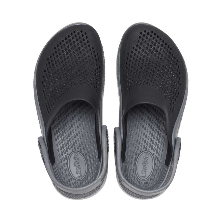 Crocs Literide 360 Clog K - Niños Black/slate Grey