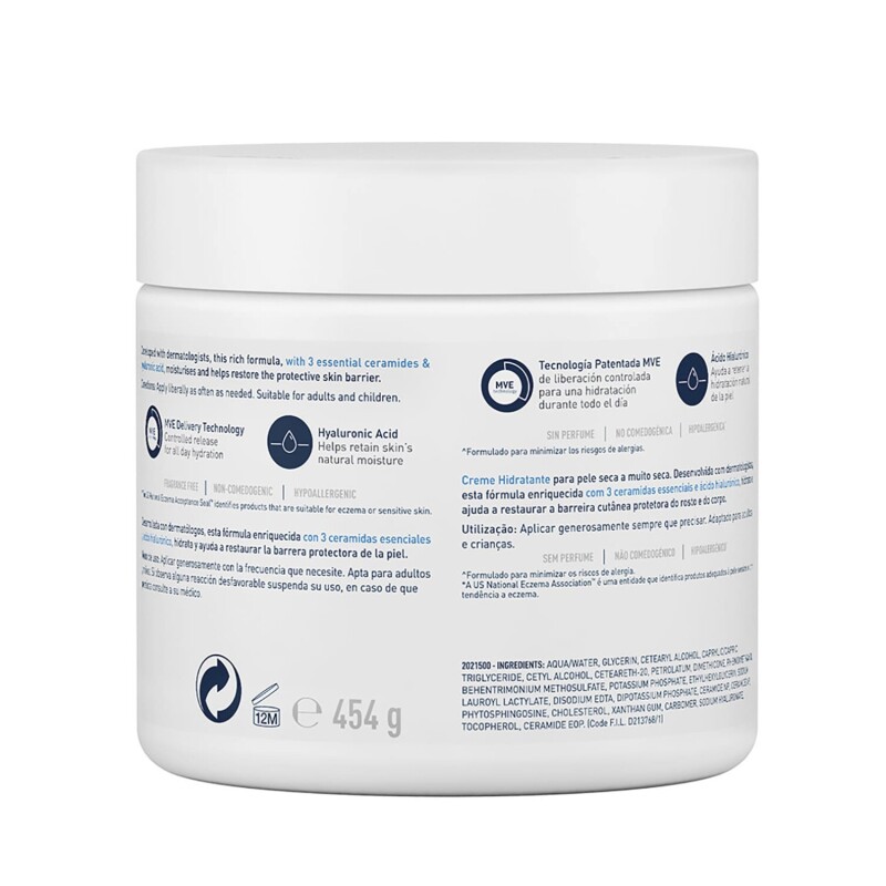 Crema Hidratante Corporal CeraVe 473ml Crema Hidratante Corporal CeraVe 473ml