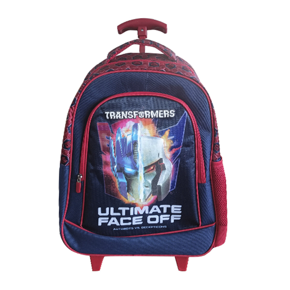 Mochila Infantil Transformers con Carro Jacquard Grande 40 x 30 cm 