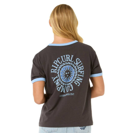 Remera Rip Curl San Carlos Ringer Tee Multicolor