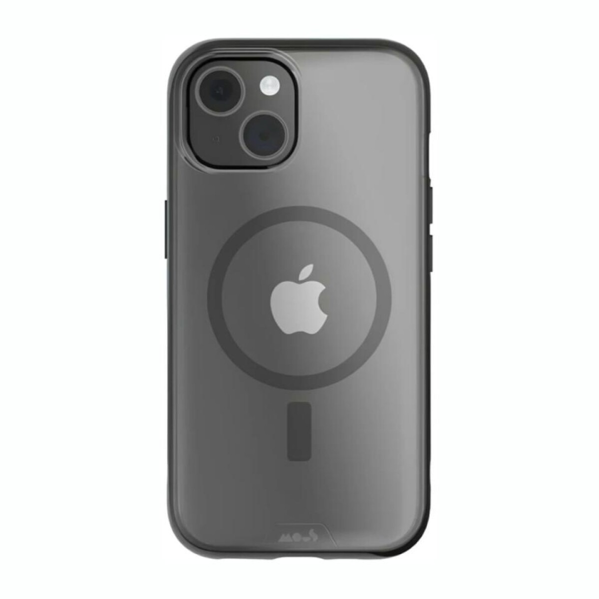 Case MOUS Clarity Para IPHONE 15 Con MagSafe - Negro 