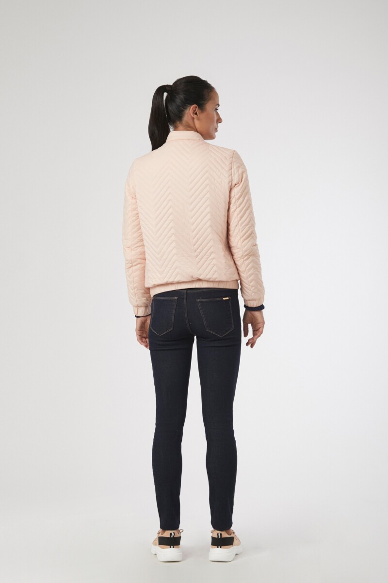 Bomber capitoneada rosa