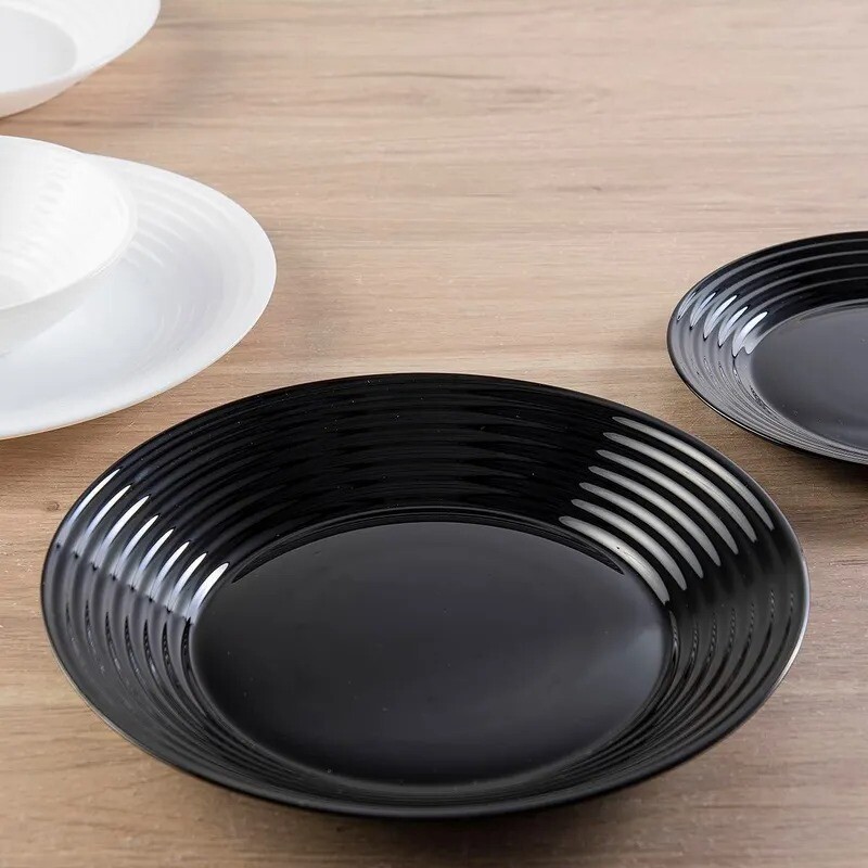 PLATO HONDO HARENA NEGRO - L7610 - LUMINARC PLATO HONDO HARENA NEGRO - L7610 - LUMINARC