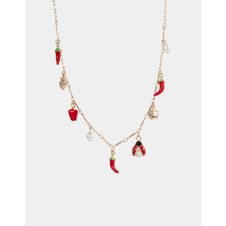 Collar Corto Multidijes Chilly Dorado