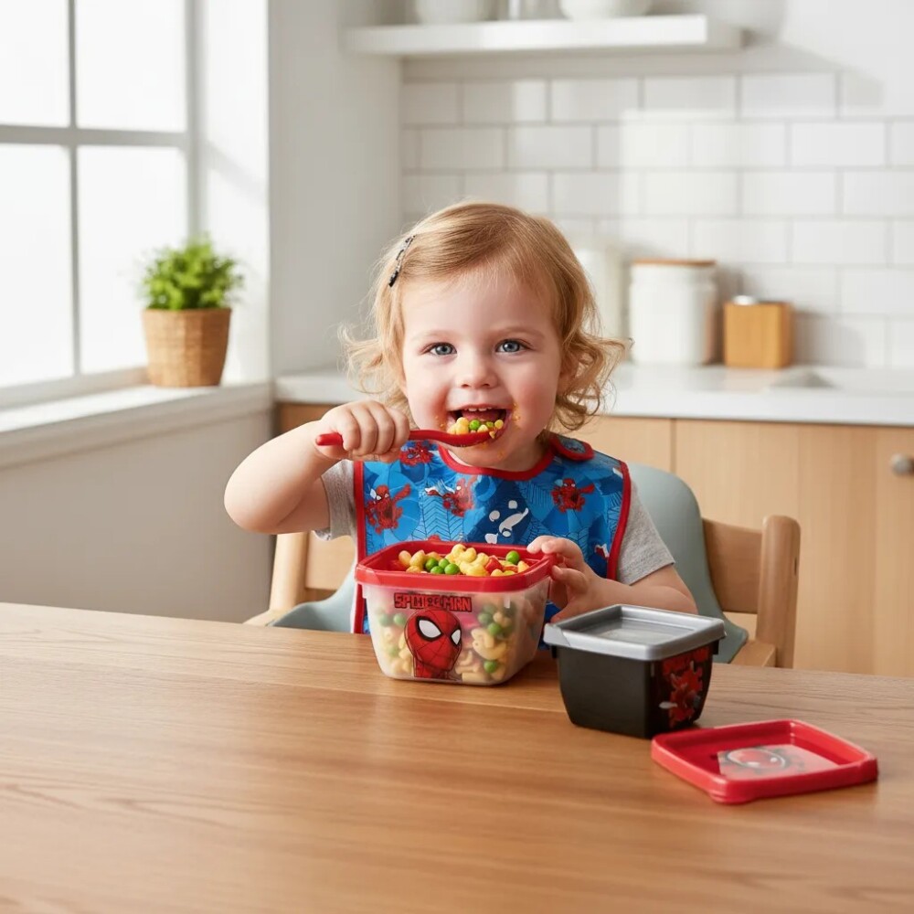 Set x3 tupper diseños spiderman