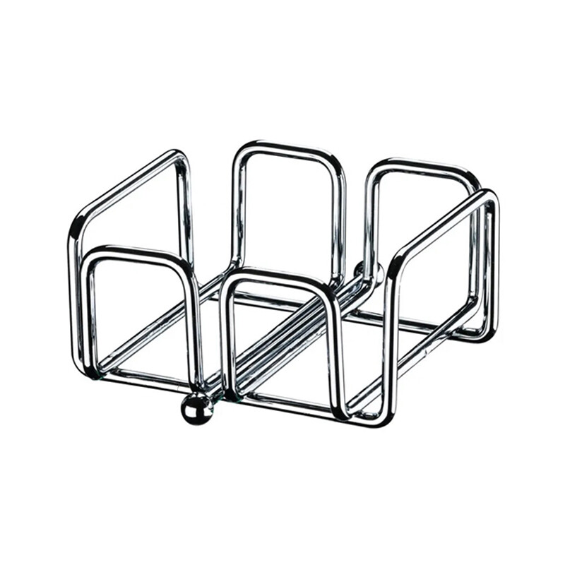 Servilletero chico en acero al carbono cromado Servilletero chico en acero al carbono cromado