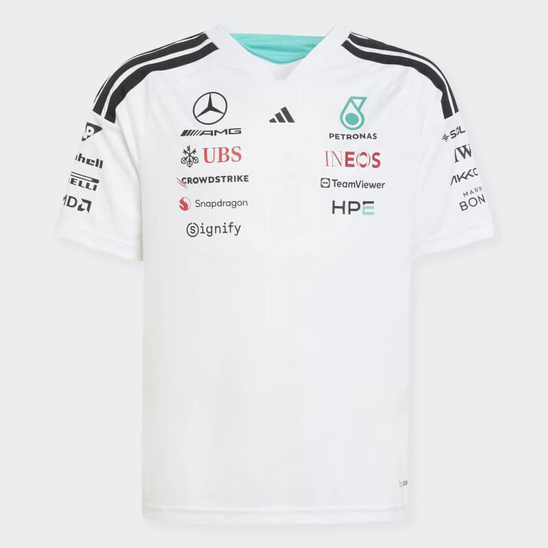 Remera Adidas Piloto Mercedes AMG Petronas F1 Team Blanco