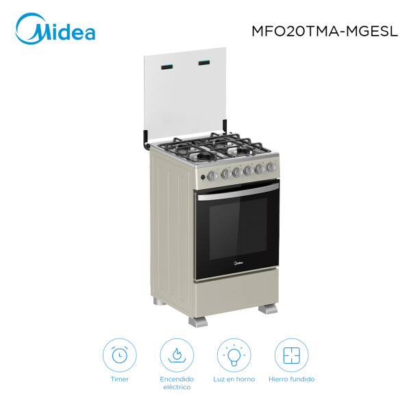 Cocina a gas Midea MFO20TMAMGES Cocina a gas Midea MFO20TMAMGES