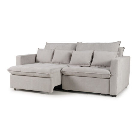 Sofá Cama Carmín - Tela Microfibra 12073 (Greige)