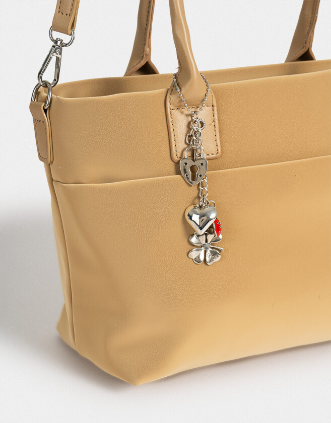 Shopper Bolsa Shopper Beige - Marron Beige
