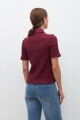 Camisa punto smock bordo