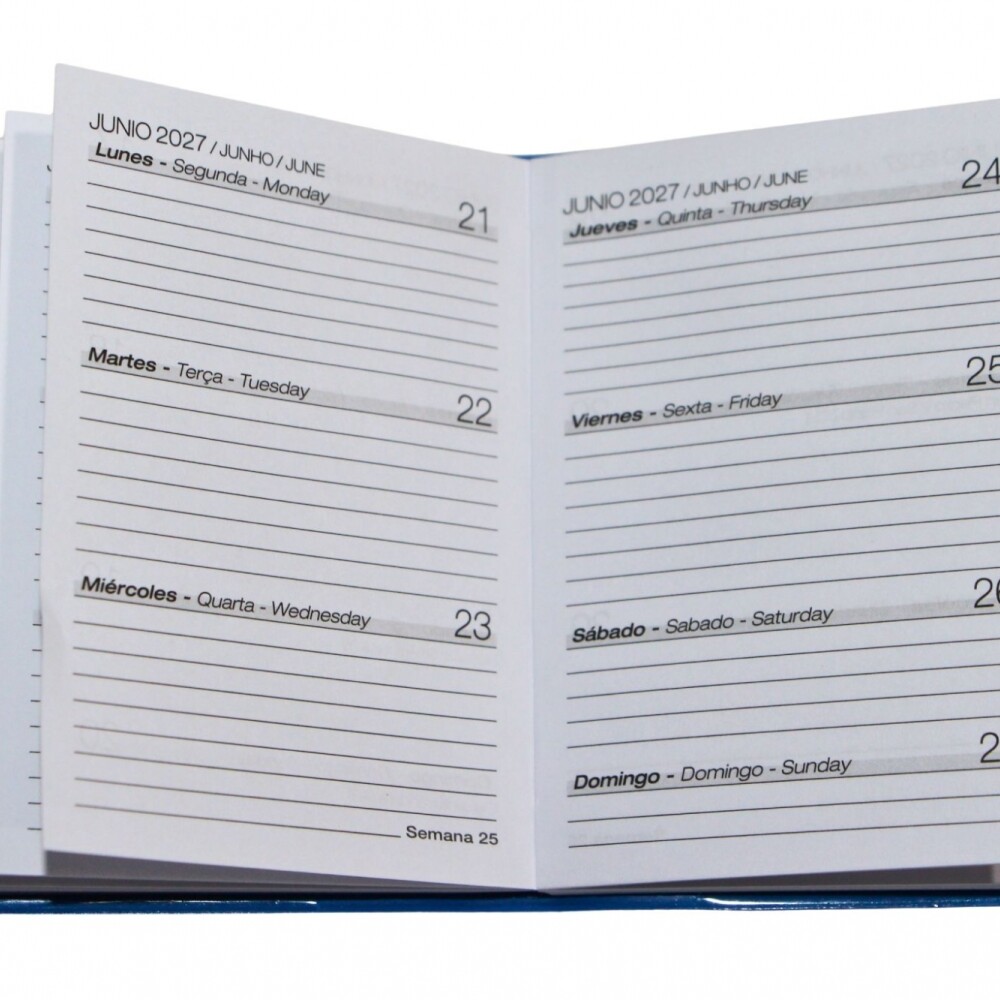 AGENDA ABEZETA PICCOLA 205 AGENDA DE BOLSILLO COLOR AZUL