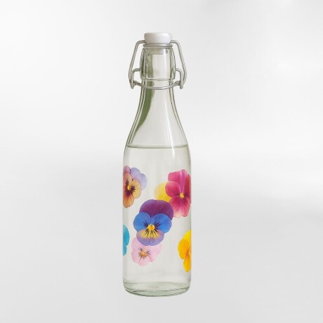 BOTELLA POP FLOWER BLANCO