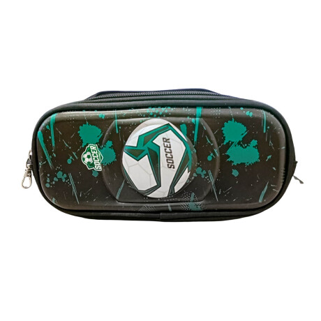 Mochila Escolar 3en1 Lunchera + Cartuchera Infantil Futbol