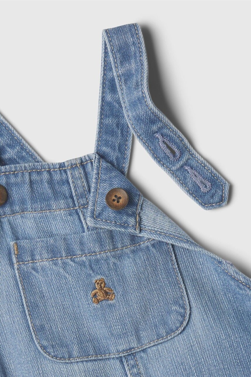 Enterito De Jean Bebé Dark Denim 611