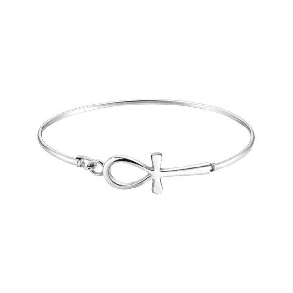 Brazalete Cruz de Anj- Plata 925 BR3952 sinpiedra